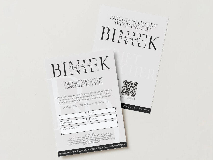 Gift voucher experience — relaxing facial